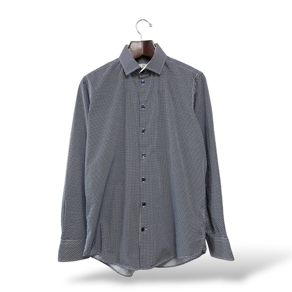 Christian Lacroix Black and White Casual Button-Up Shirt, Medium